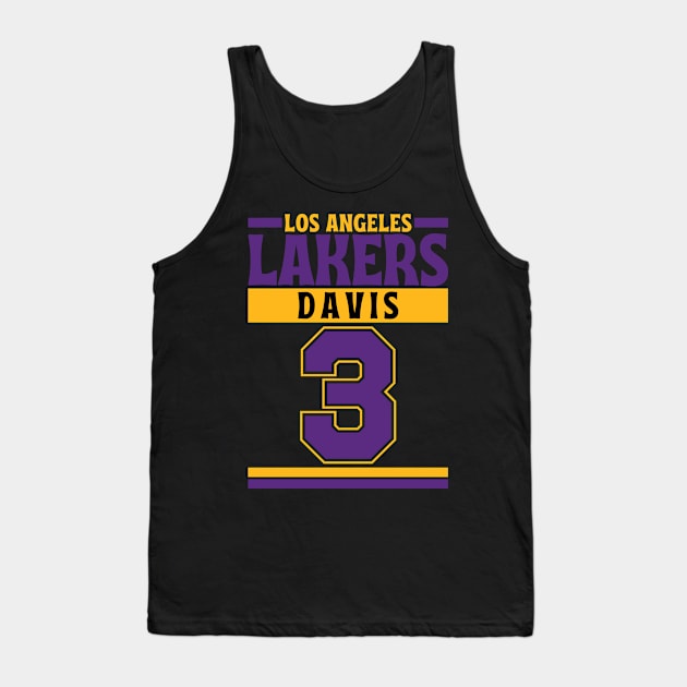 Los Angeles Lakers Davis 3 Limited Edition Tank Top by Astronaut.co